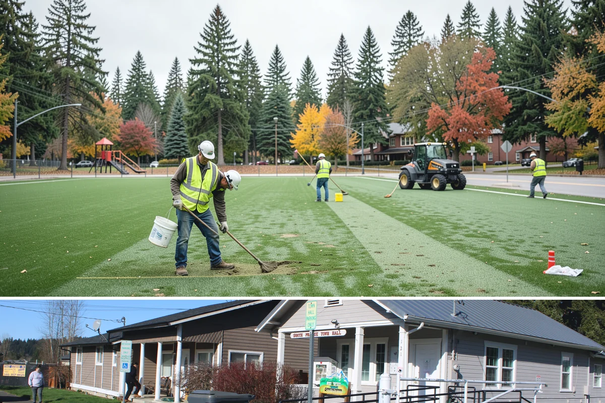 Concrete Demolition in South Prairie, Pierce County, WA - Demolition can proceed year-round and is typically scheduled immediately ahead of the reconstruction it enables.