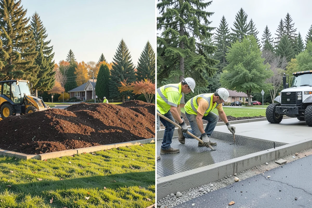 Concrete Demolition in Wilkeson, Pierce County, WA - Mark protected utilities and set the demolition limits