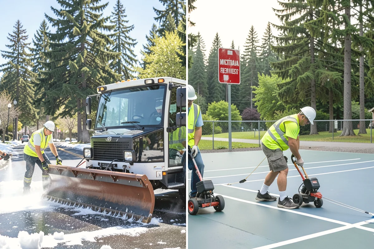Concrete Flatwork in Anacortes, Skagit County, WA - Review plan sheets and mark utilities before saw-cutting existing panels