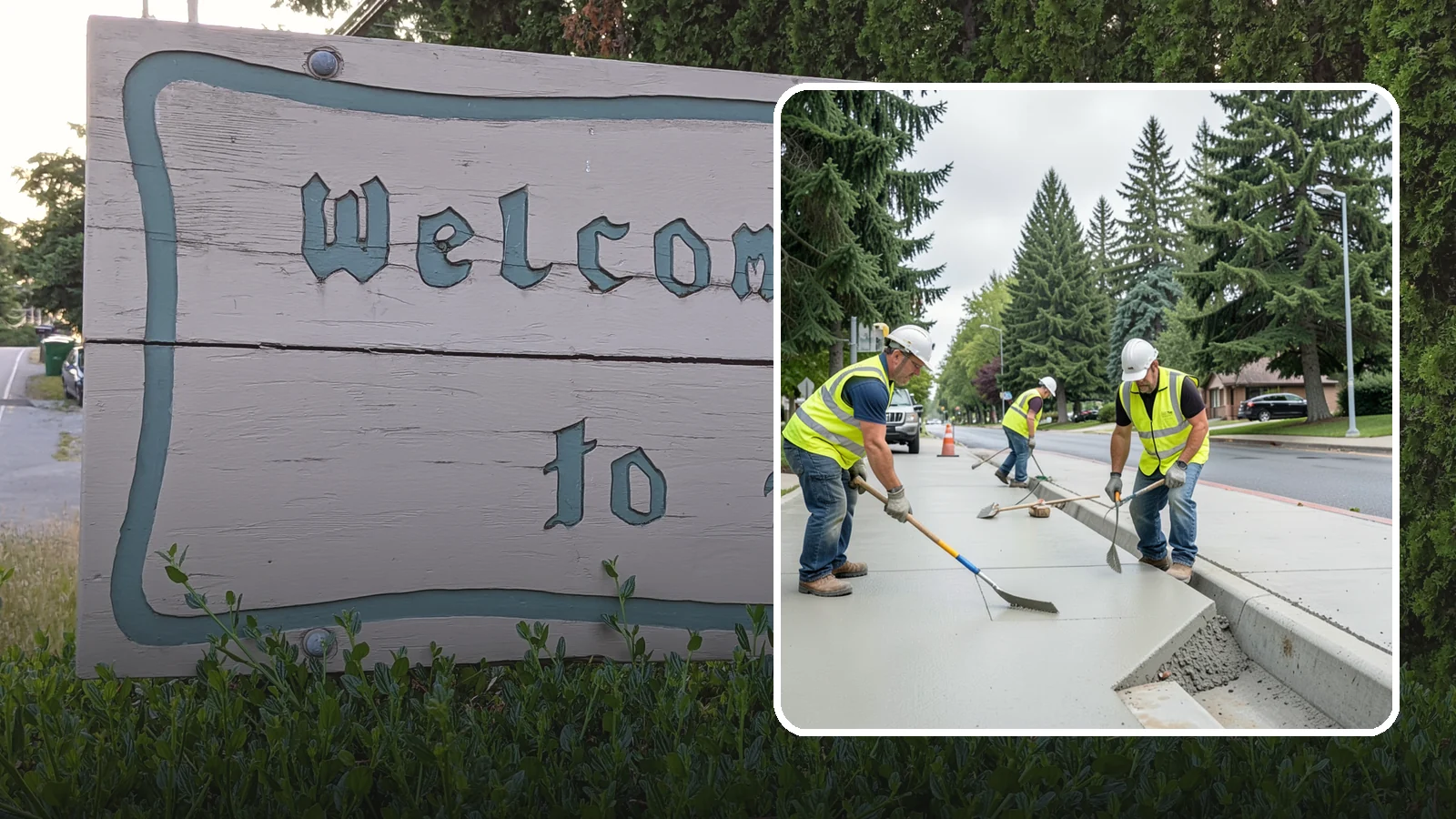 Concrete Flatwork in Brier, Snohomish County, WA - Poured concrete flatwork for sidewalks, walkways, and public slabs across municipal facilities in Western Washington.