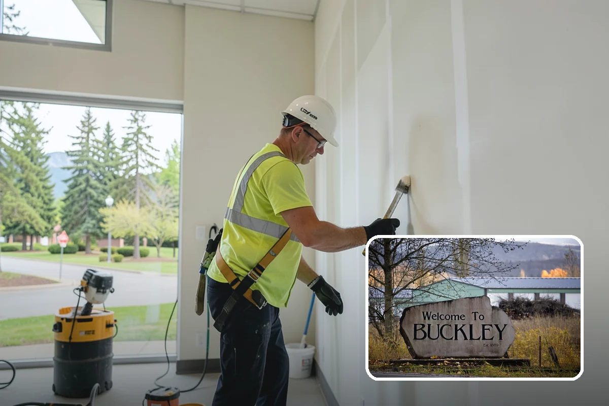 Concrete Flatwork in Buckley, Pierce County, WA - Conforms to municipal standard details and ADA slope tolerances