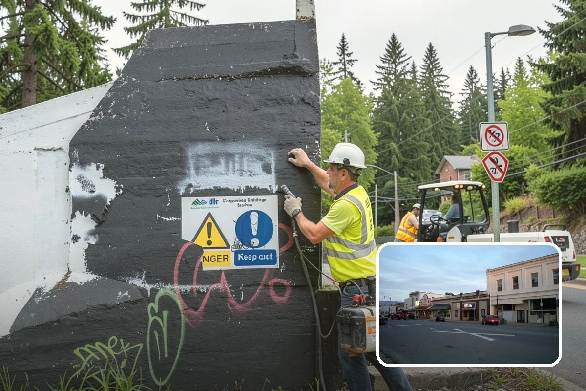 Concrete Flatwork in Burlington, Skagit County, WA - Conforms to municipal standard details and ADA slope tolerances