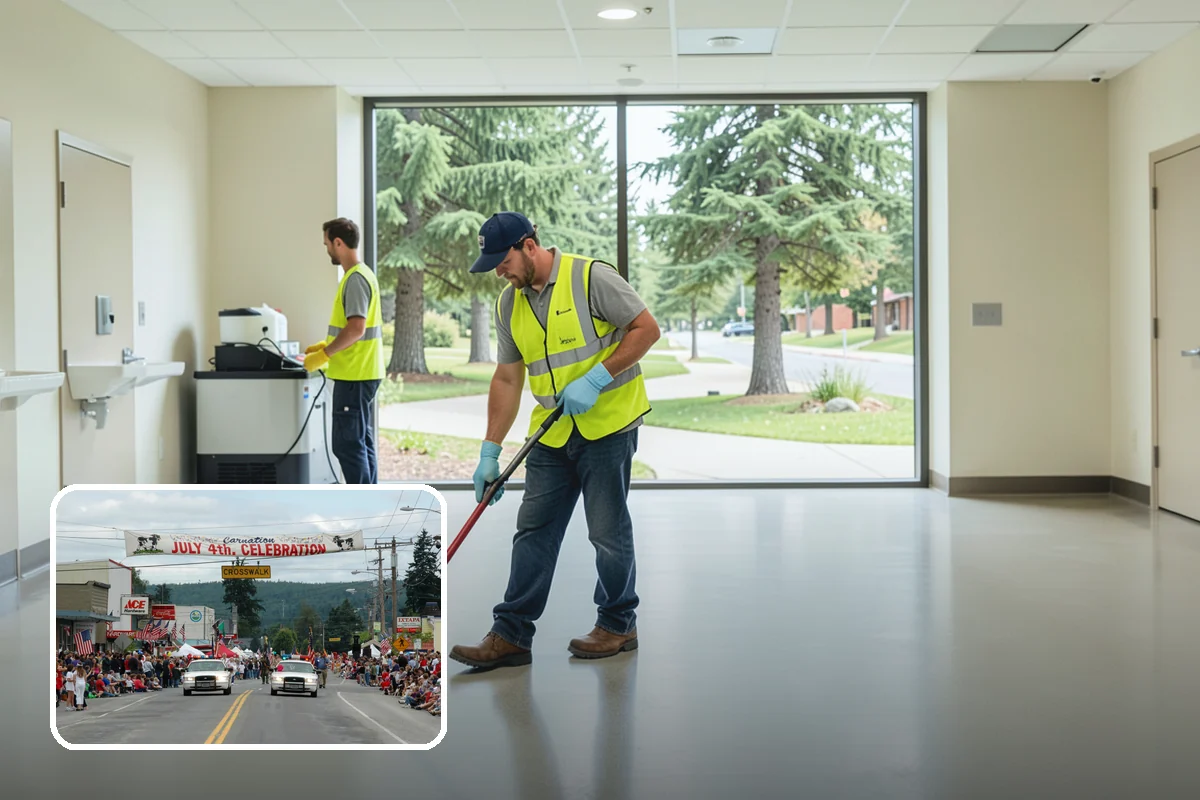 Concrete Flatwork in Carnation, King County, WA - Conforms to municipal standard details and ADA slope tolerances