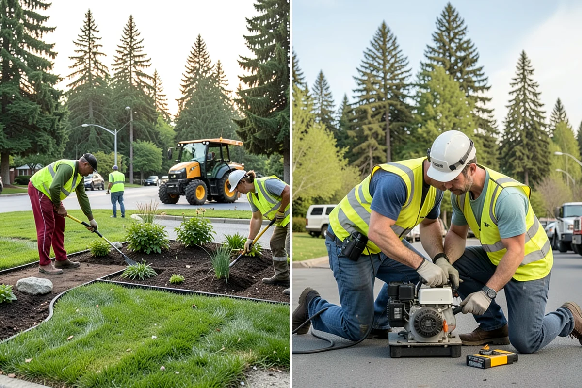 Concrete Flatwork in Clyde Hill, King County, WA - Review plan sheets and mark utilities before saw-cutting existing panels