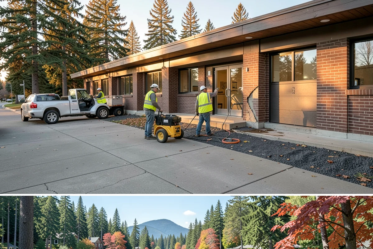 Concrete Flatwork in Covington, King County, WA - Late spring through early fall offers the most reliable curing windows, though heated blankets and accelerators allow winter...