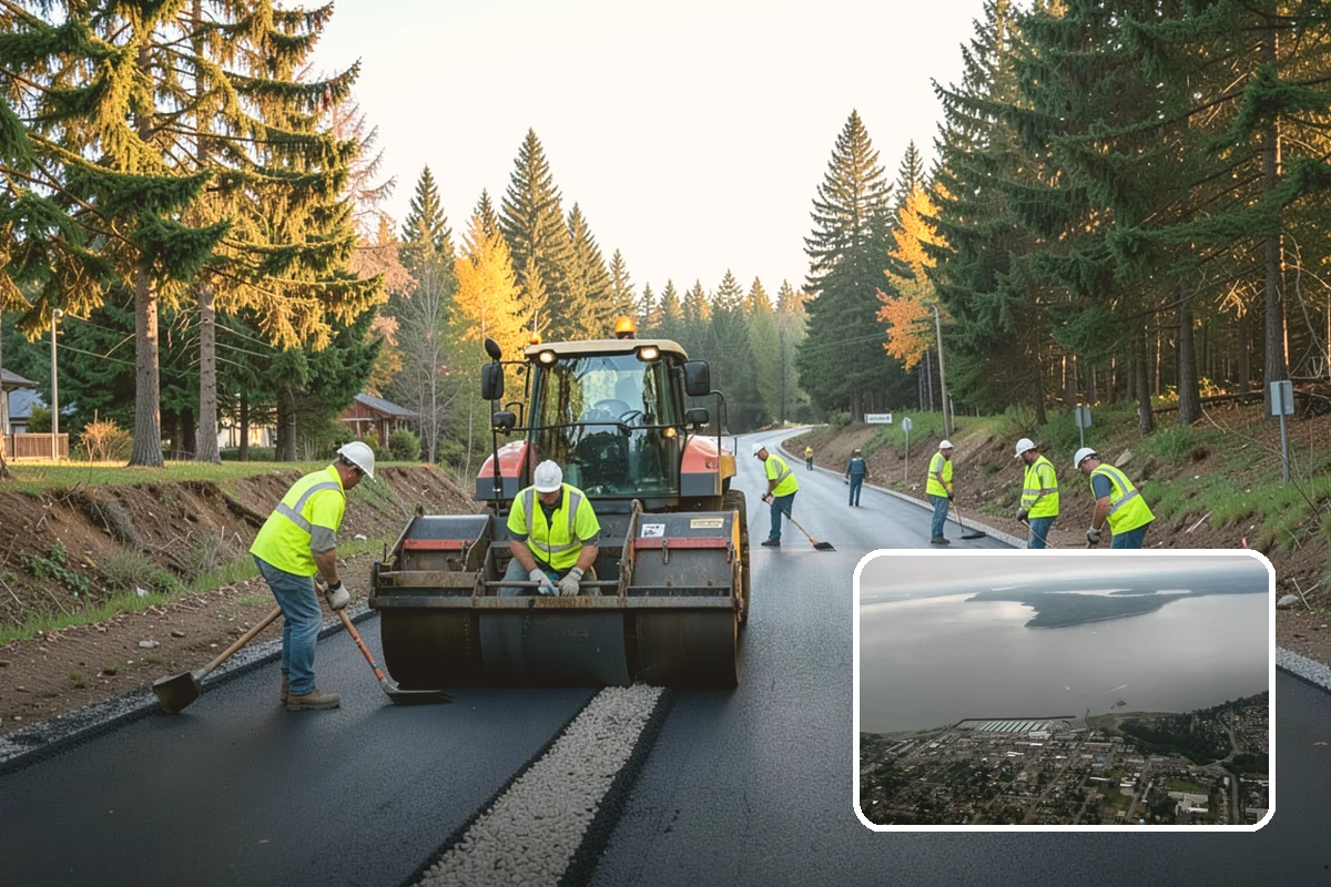Concrete Flatwork in Des Moines, King County, WA - Conforms to municipal standard details and ADA slope tolerances