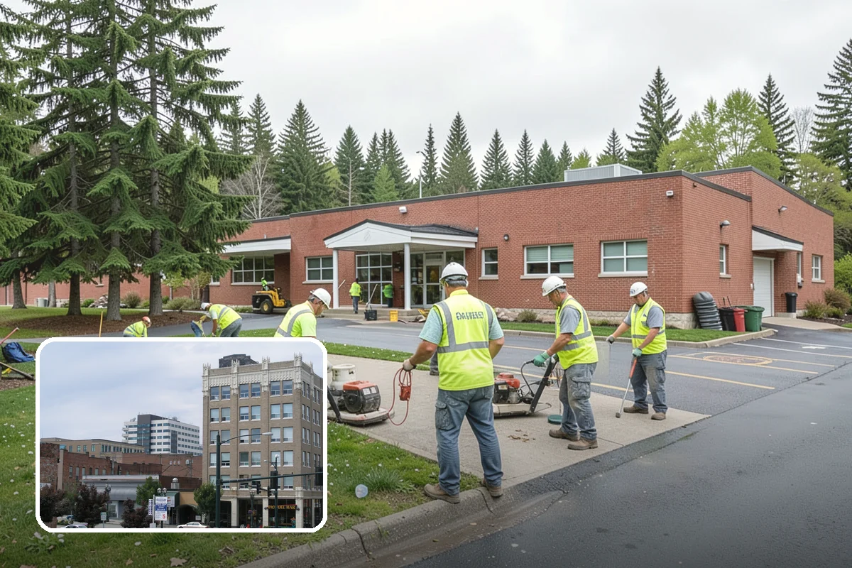 Concrete Flatwork in Everett, Snohomish County, WA - Conforms to municipal standard details and ADA slope tolerances