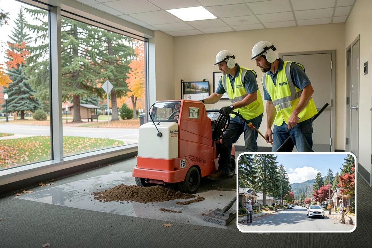 Concrete Flatwork in Hunts Point, King County, WA - Conforms to municipal standard details and ADA slope tolerances