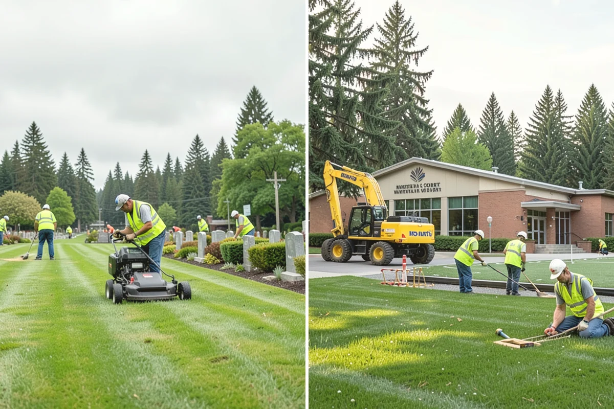Concrete Flatwork in La Conner, Skagit County, WA - Review plan sheets and mark utilities before saw-cutting existing panels
