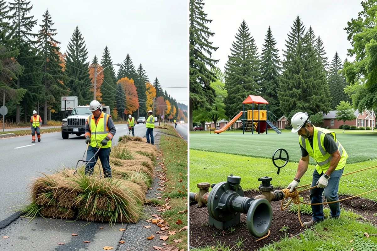 Concrete Flatwork in Lake Forest Park, King County, WA - Review plan sheets and mark utilities before saw-cutting existing panels