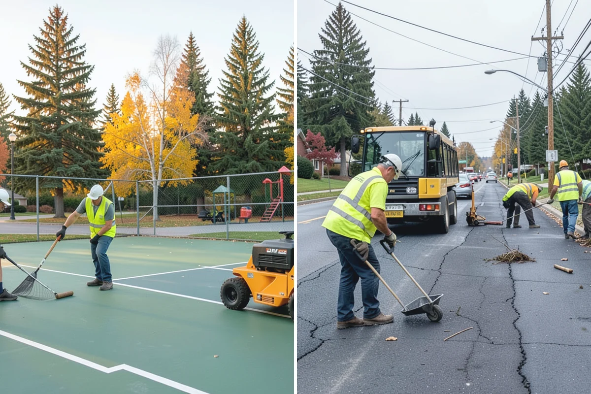 Concrete Flatwork in Medina, King County, WA - Review plan sheets and mark utilities before saw-cutting existing panels