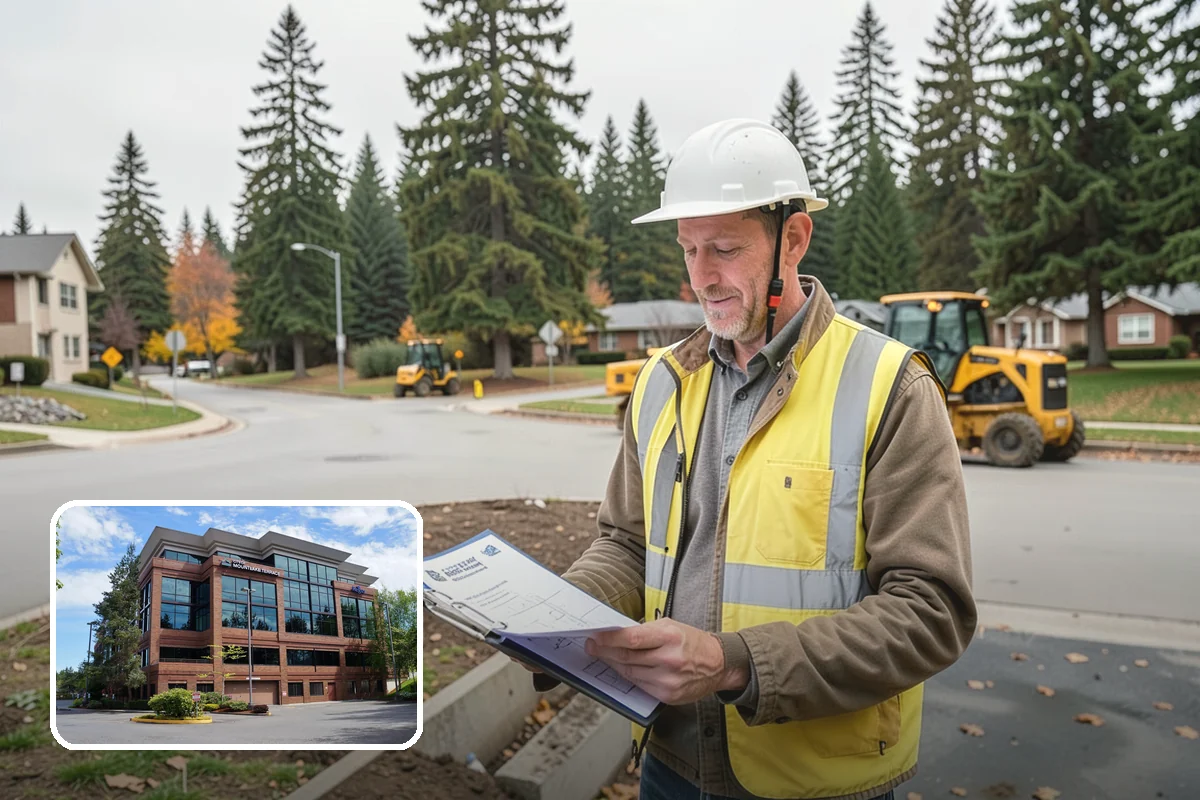 Concrete Flatwork in Mountlake Terrace, Snohomish County, WA - Conforms to municipal standard details and ADA slope tolerances