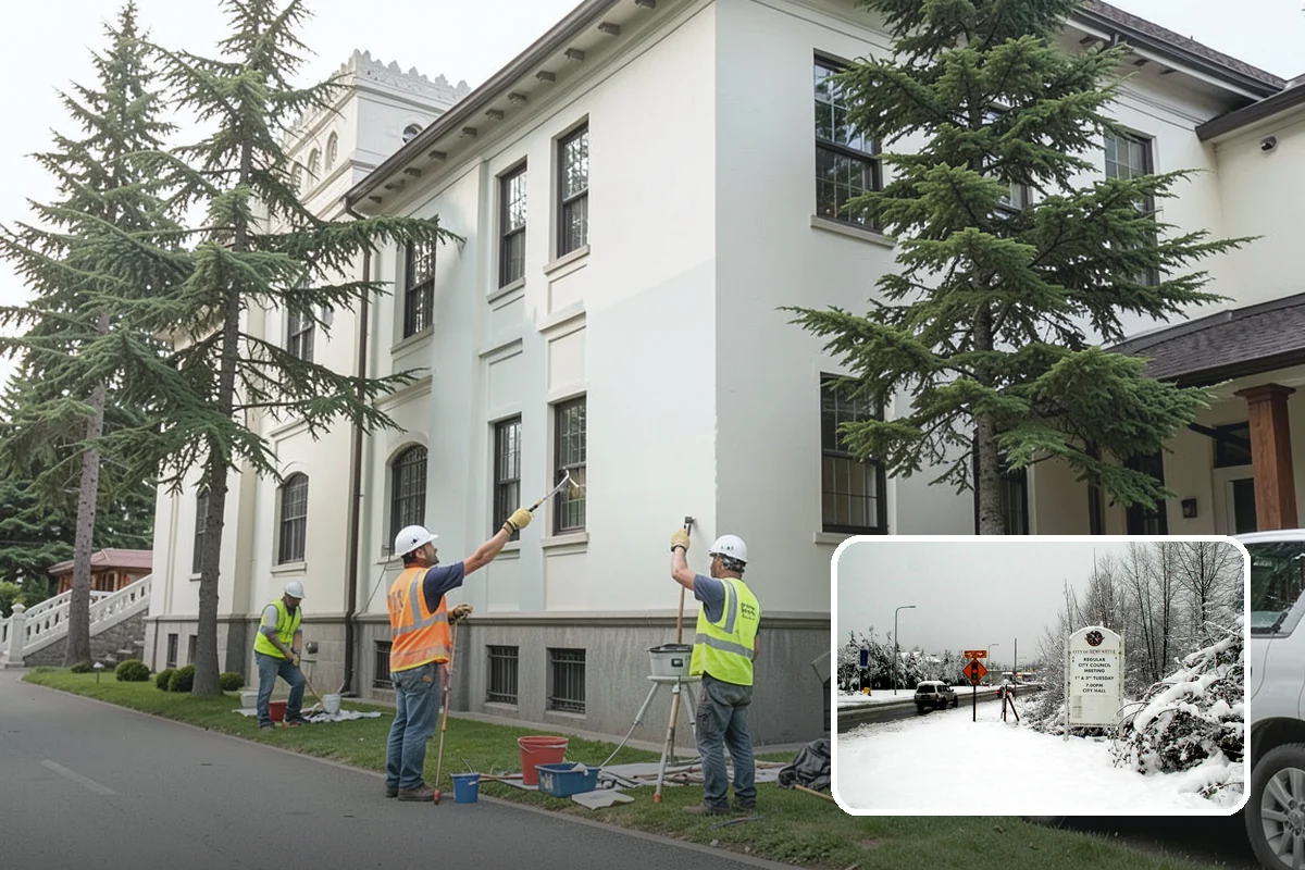 Concrete Flatwork in Newcastle, King County, WA - Conforms to municipal standard details and ADA slope tolerances