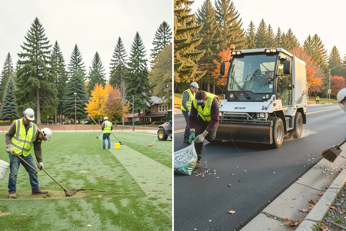 Concrete Flatwork in Newcastle, King County, WA - Review plan sheets and mark utilities before saw-cutting existing panels