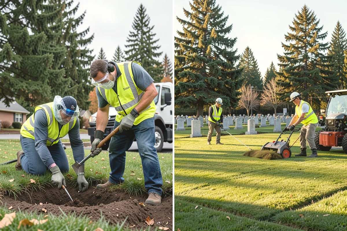 Concrete Flatwork in North Bend, King County, WA - Review plan sheets and mark utilities before saw-cutting existing panels