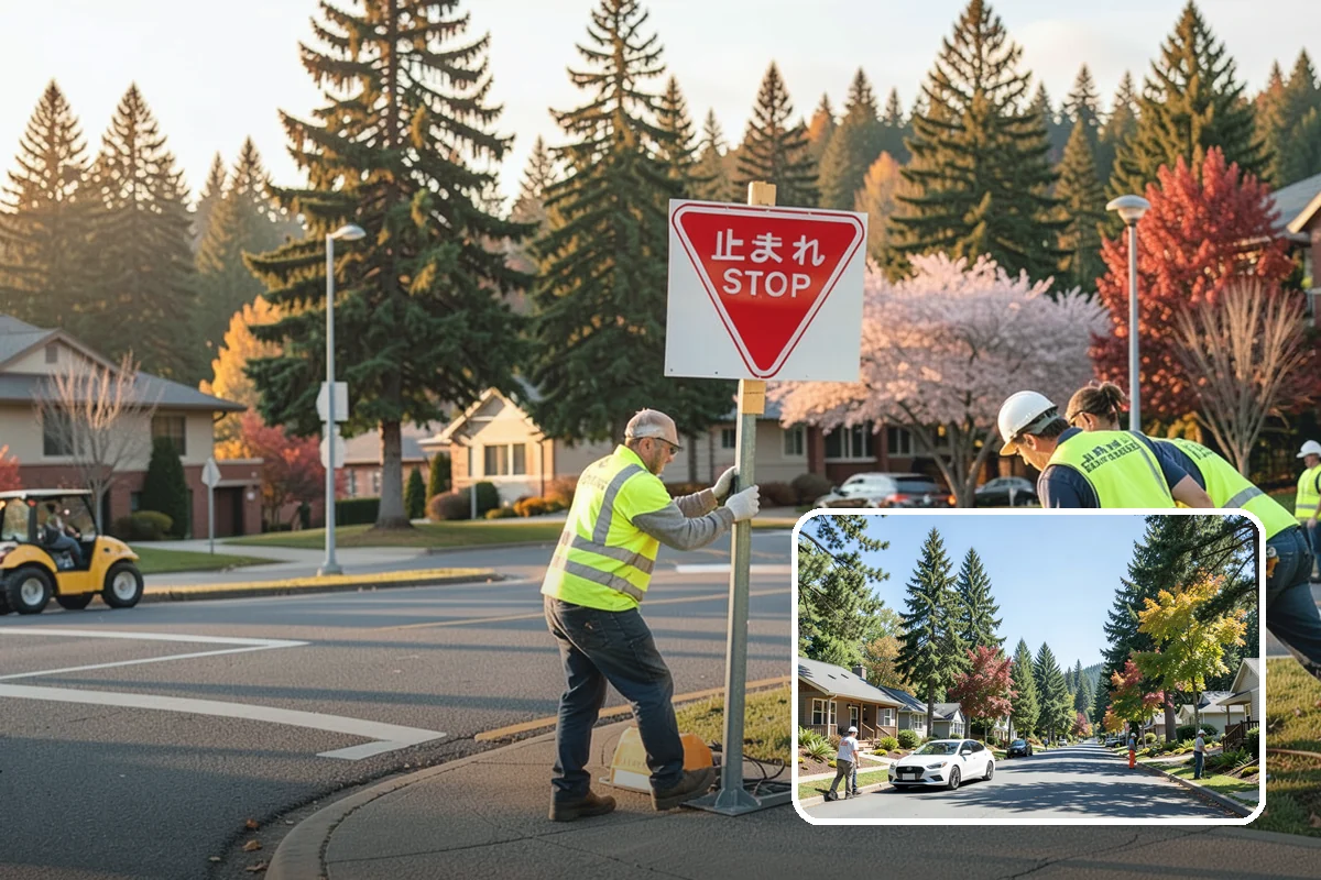 Concrete Flatwork in Orting, Pierce County, WA - Conforms to municipal standard details and ADA slope tolerances
