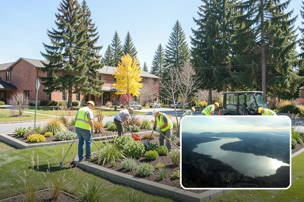 Concrete Flatwork in Sammamish, King County, WA - Conforms to municipal standard details and ADA slope tolerances