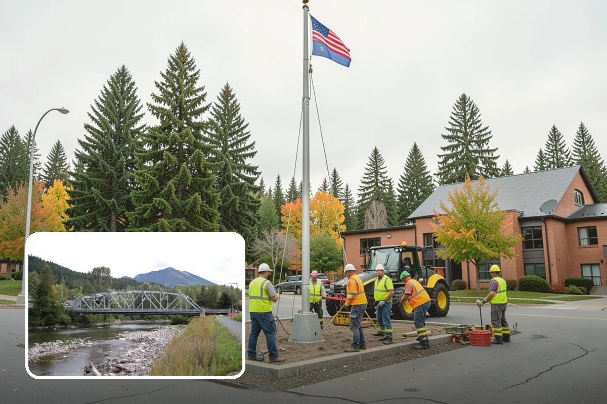 Concrete Flatwork in Skykomish, King County, WA - Conforms to municipal standard details and ADA slope tolerances