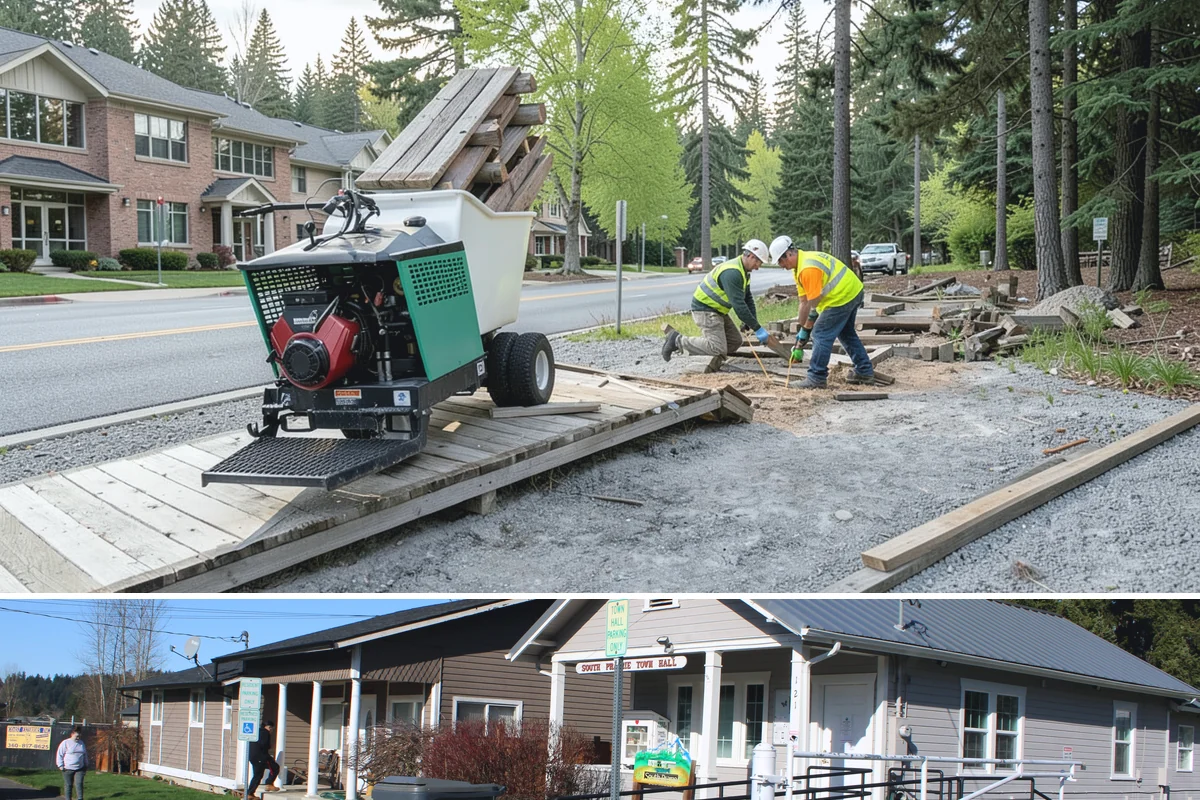 Concrete Flatwork in South Prairie, Pierce County, WA - Late spring through early fall offers the most reliable curing windows, though heated blankets and accelerators allow winter...