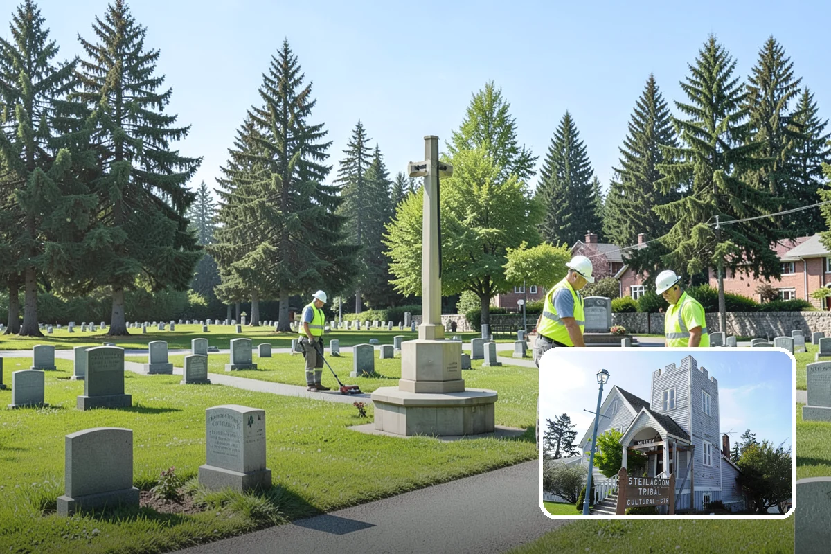 Concrete Flatwork in Steilacoom, Pierce County, WA - Conforms to municipal standard details and ADA slope tolerances