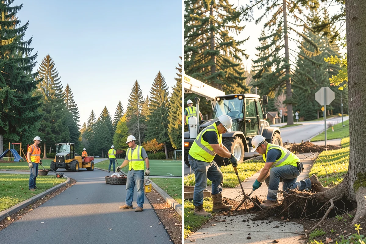 Concrete Flatwork in Tukwila, King County, WA - Review plan sheets and mark utilities before saw-cutting existing panels