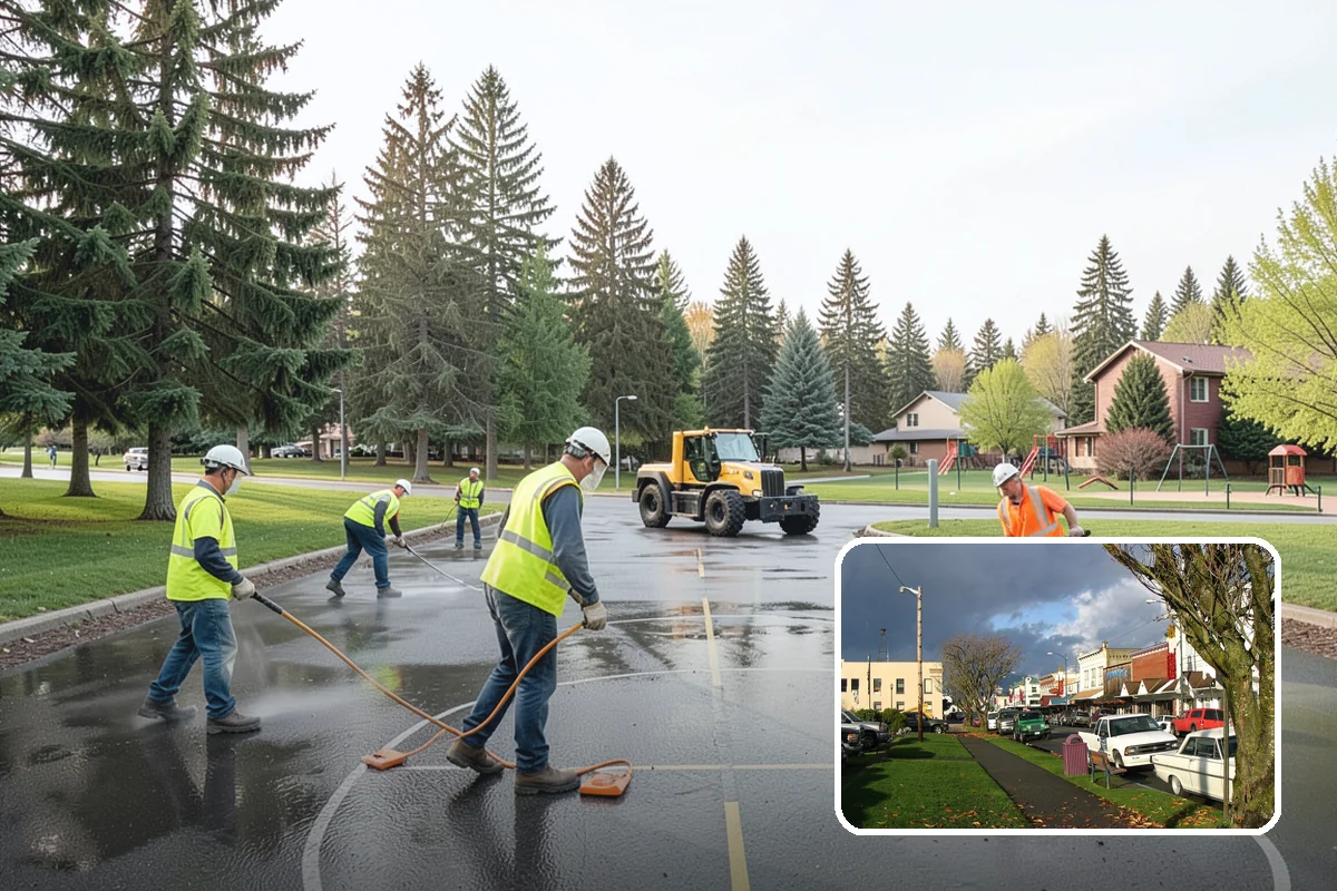 Concrete Grinding in Arlington, Snohomish County, WA - Creates smooth, beveled transitions that meet accessibility standards