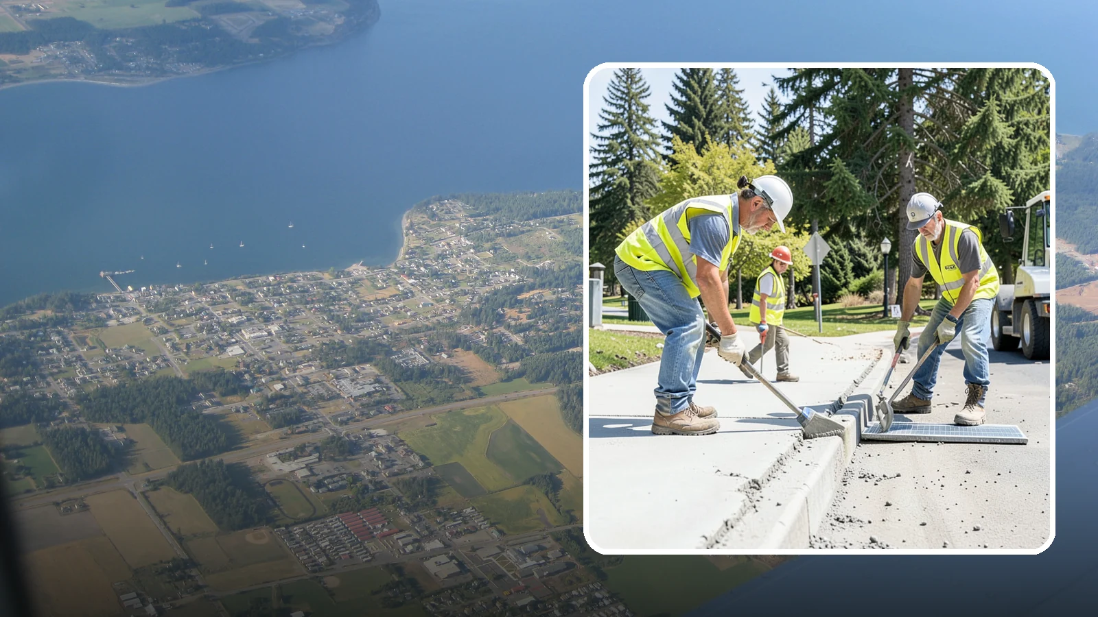 Concrete Grinding in Coupeville, Island County, WA - Concrete grinding that levels uneven joints and surfaces to restore smooth, compliant pedestrian and access transitions.