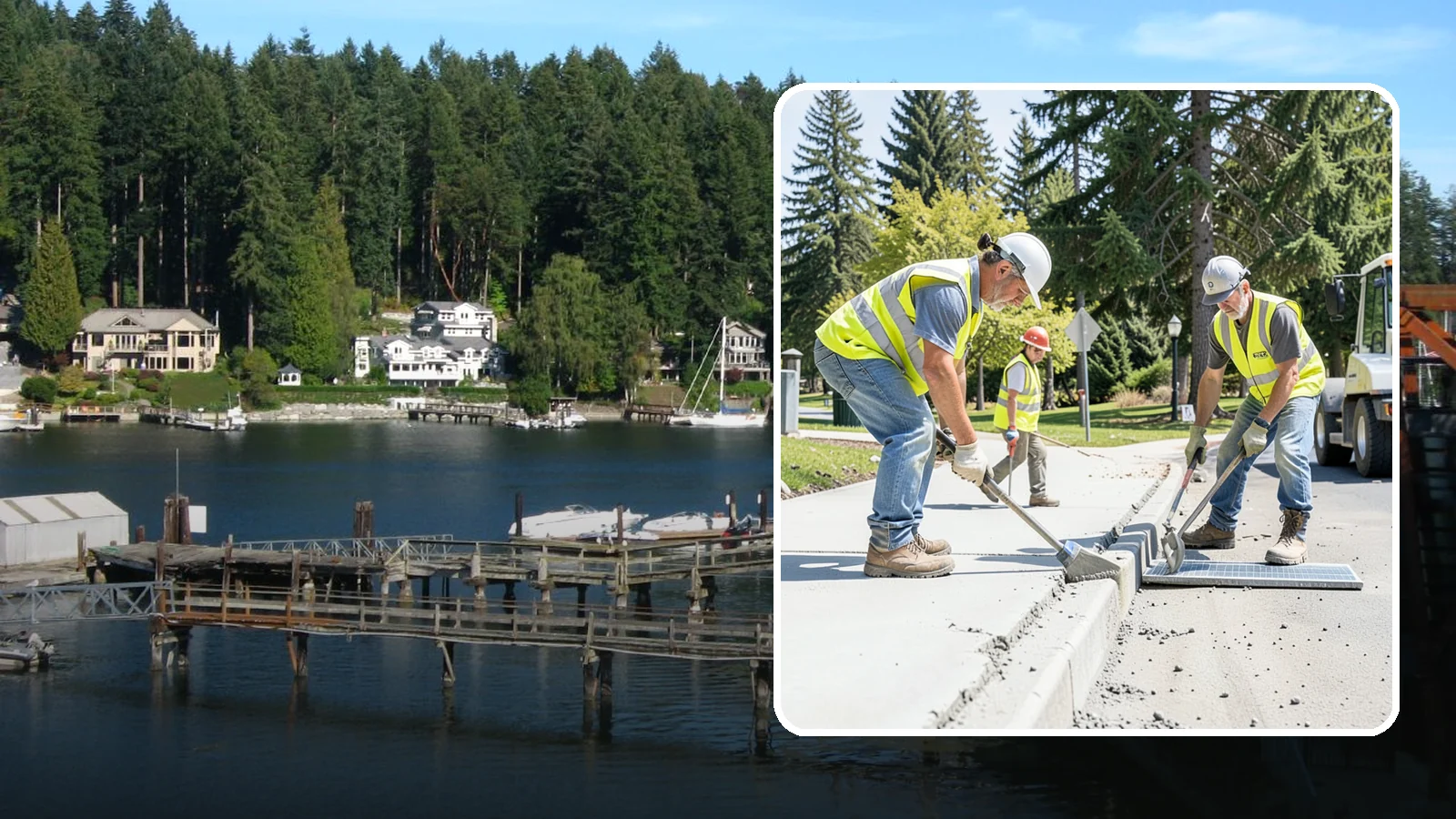 Concrete Grinding in Gig Harbor, Pierce County, WA - Concrete grinding that levels uneven joints and surfaces to restore smooth, compliant pedestrian and access transitions.
