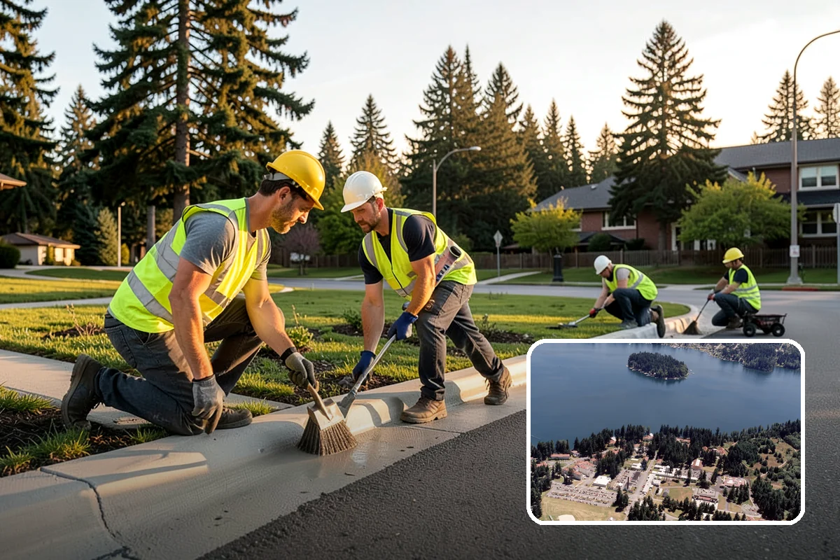 Concrete Grinding in Lakewood, Pierce County, WA - Creates smooth, beveled transitions that meet accessibility standards