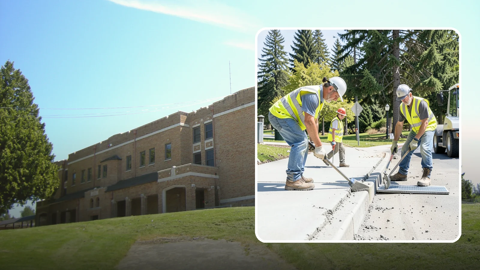 Concrete Grinding in Maple Valley, King County, WA - Concrete grinding that levels uneven joints and surfaces to restore smooth, compliant pedestrian and access transitions.