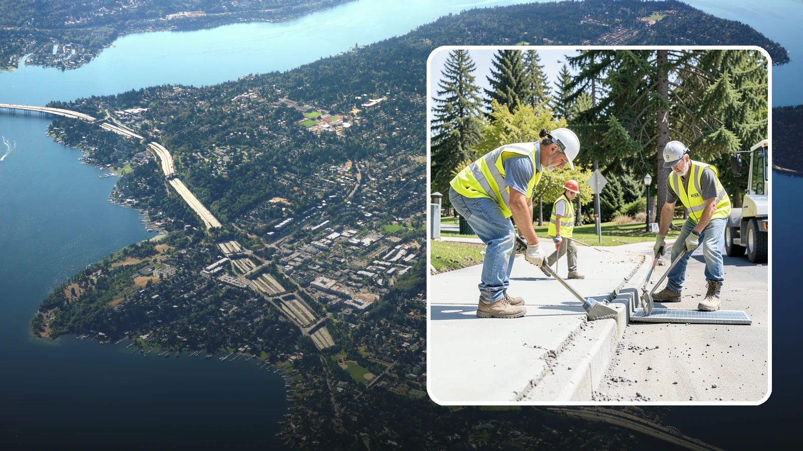Concrete Grinding in Mercer Island, King County, WA - Concrete grinding that levels uneven joints and surfaces to restore smooth, compliant pedestrian and access transitions.