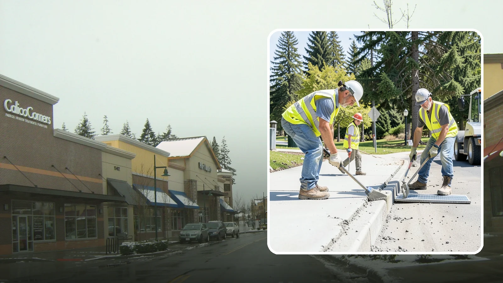 Concrete Grinding in Mill Creek, Snohomish County, WA - Concrete grinding that levels uneven joints and surfaces to restore smooth, compliant pedestrian and access transitions.