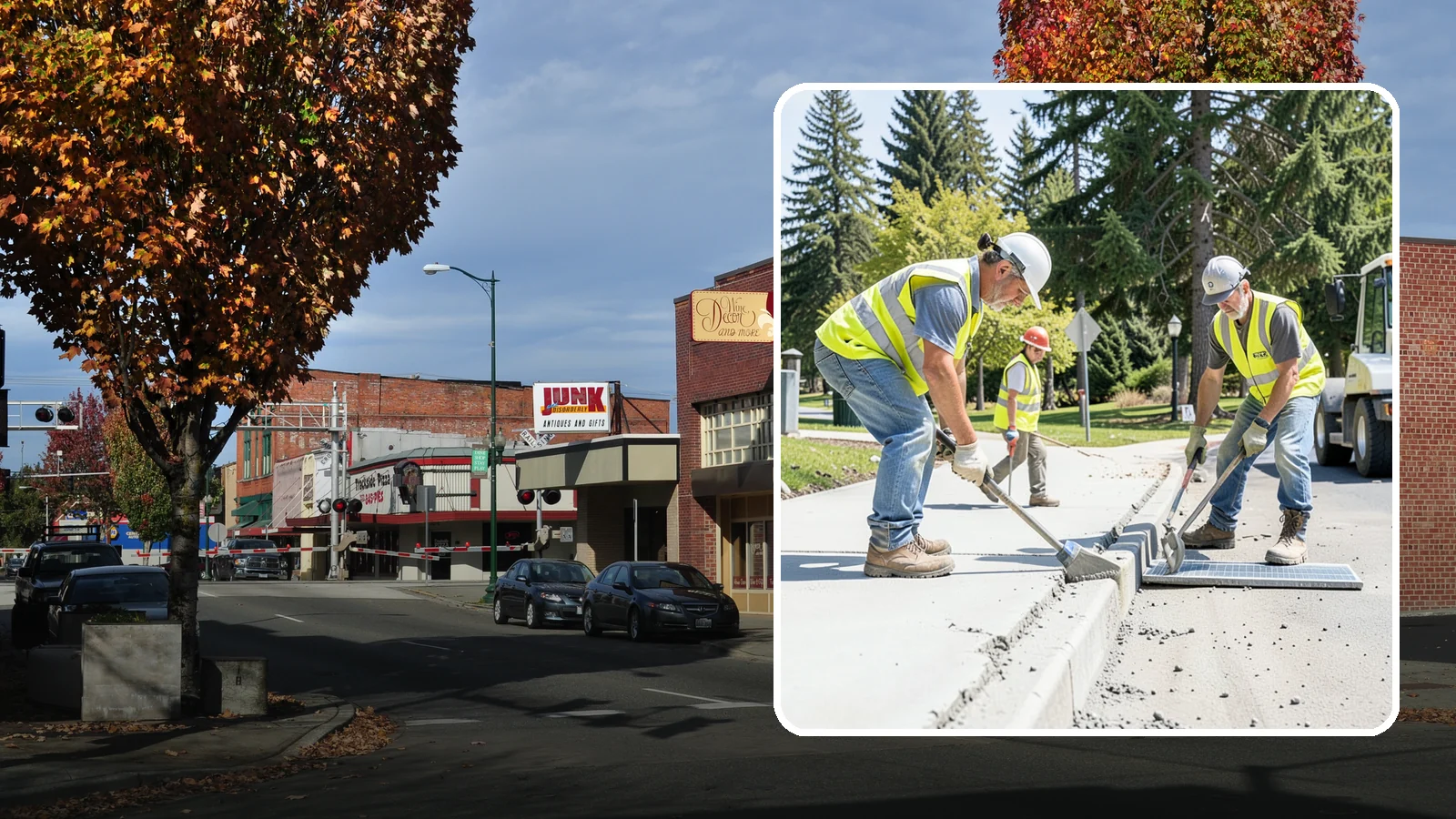 Concrete Grinding in Puyallup, Pierce County, WA - Concrete grinding that levels uneven joints and surfaces to restore smooth, compliant pedestrian and access transitions.