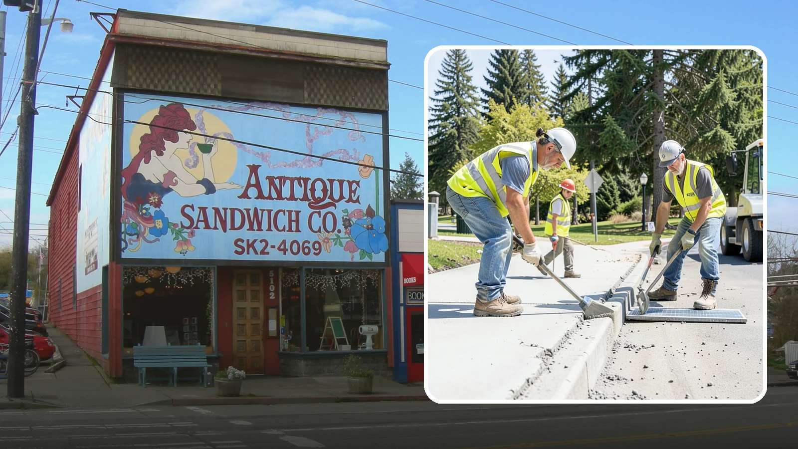 Concrete Grinding in Ruston, Pierce County, WA - Concrete grinding that levels uneven joints and surfaces to restore smooth, compliant pedestrian and access transitions.