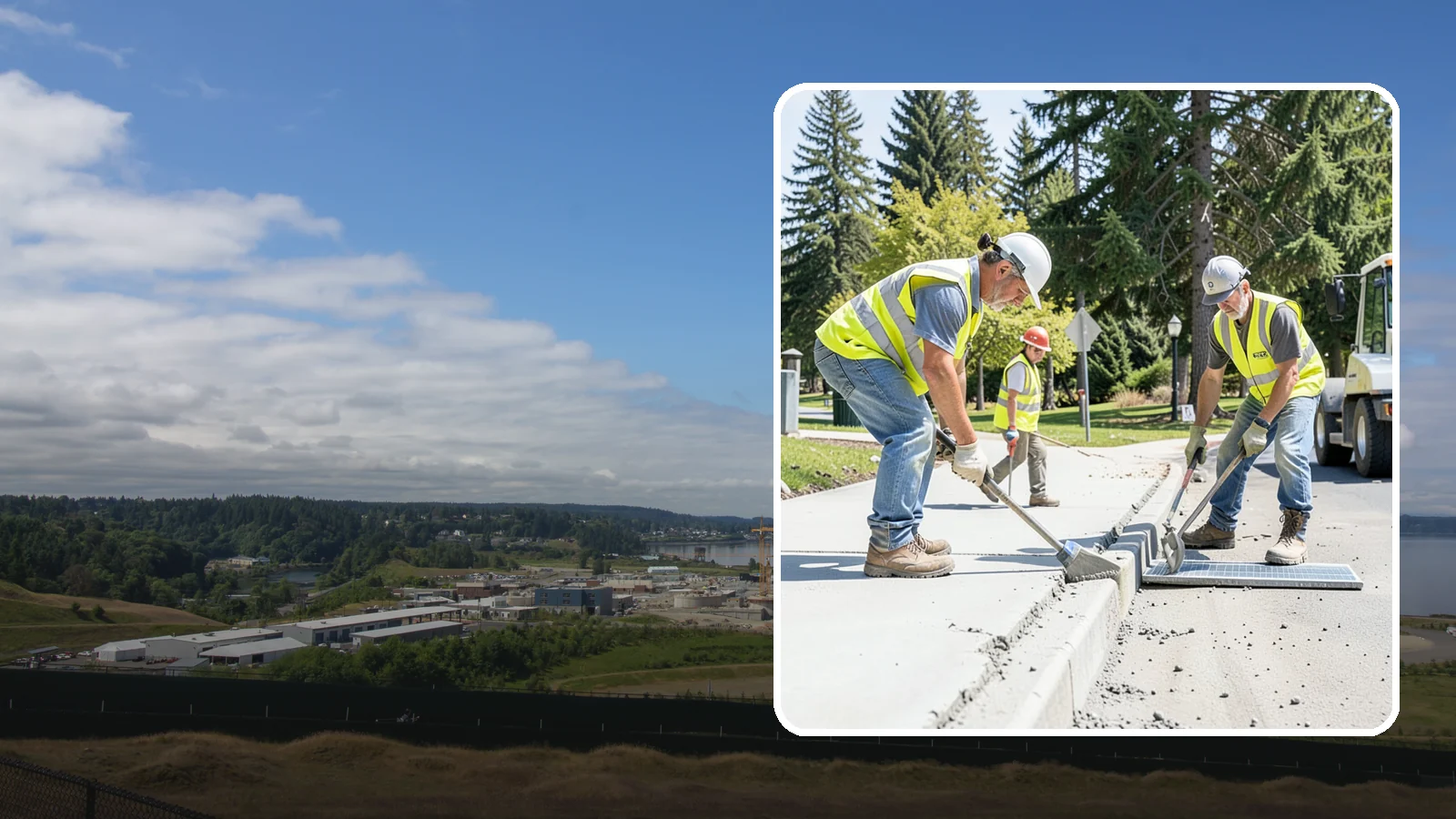Concrete Grinding in University Place, Pierce County, WA - Concrete grinding that levels uneven joints and surfaces to restore smooth, compliant pedestrian and access transitions.