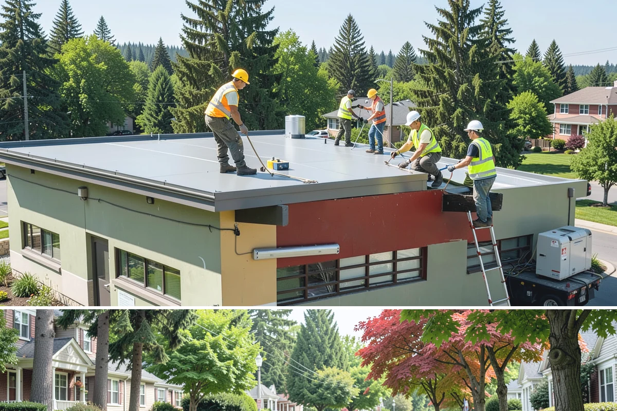 Concrete Pad Construction in Beaux Arts Village, King County, WA - Pads can be scheduled year-round, but coordinating the pour ahead of equipment delivery keeps capital projects on their...