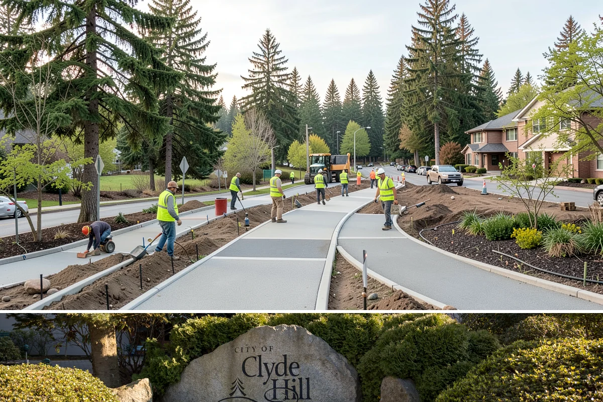 Concrete Pad Construction in Clyde Hill, King County, WA - Pads can be scheduled year-round, but coordinating the pour ahead of equipment delivery keeps capital projects on their...