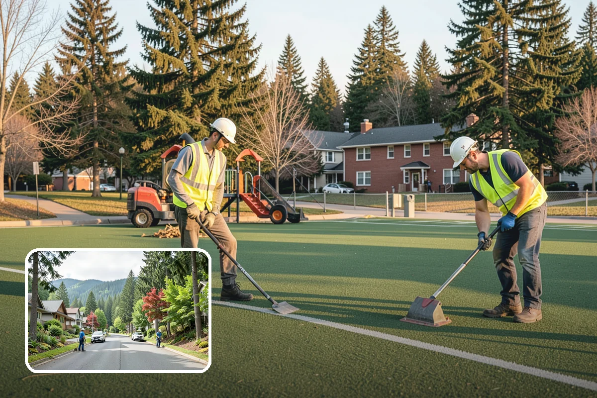 Concrete Pad Construction in Darrington, Snohomish County, WA - Sized to actual equipment loads and anchor templates
