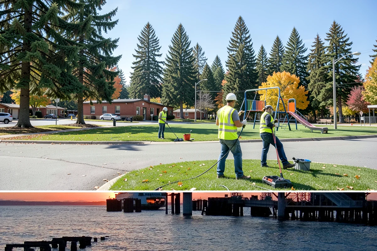 Concrete Pad Construction in Edmonds, Snohomish County, WA - Pads can be scheduled year-round, but coordinating the pour ahead of equipment delivery keeps capital projects on their...