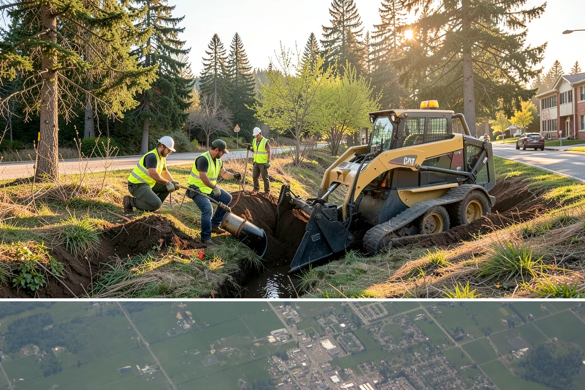 Concrete Pad Construction in Enumclaw, King County, WA - Pads can be scheduled year-round, but coordinating the pour ahead of equipment delivery keeps capital projects on their...