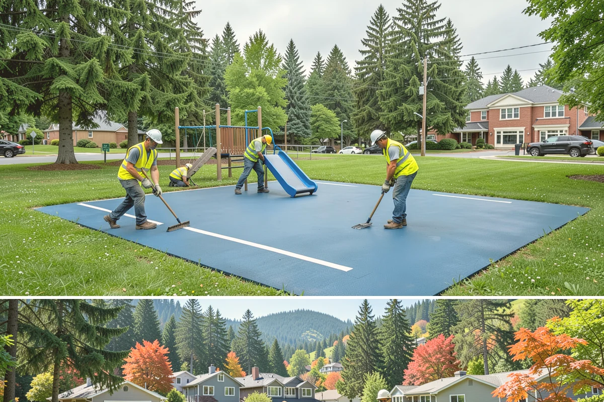 Concrete Pad Construction in Fircrest, Pierce County, WA - Pads can be scheduled year-round, but coordinating the pour ahead of equipment delivery keeps capital projects on their...