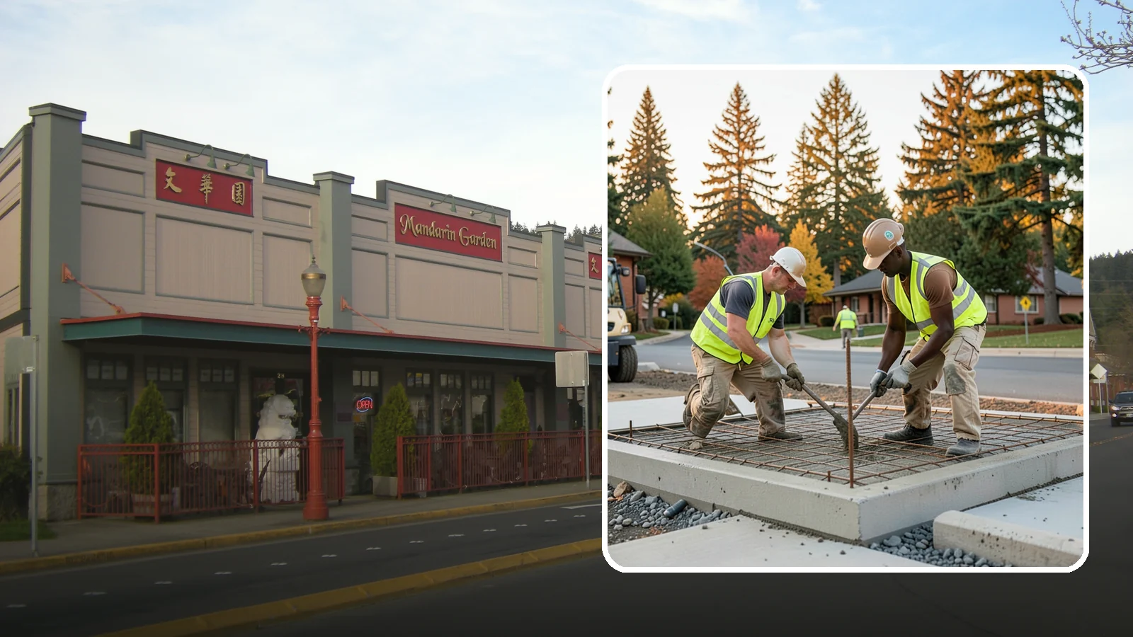 Concrete Pad Construction in Issaquah, King County, WA - Reinforced concrete pads for equipment, generators, transformers, and site amenities at public facilities.