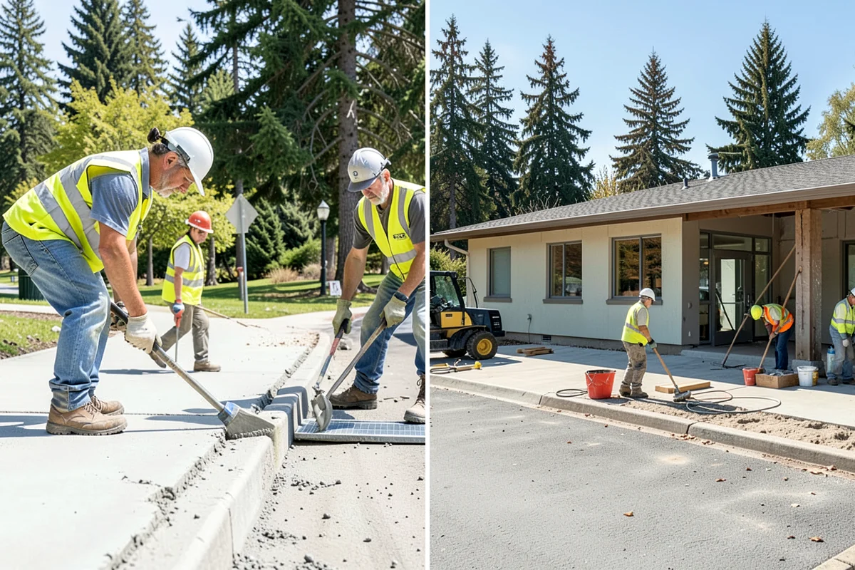 Concrete Pad Construction in Maple Valley, King County, WA - Confirm equipment footprint, loads, and anchor layout
