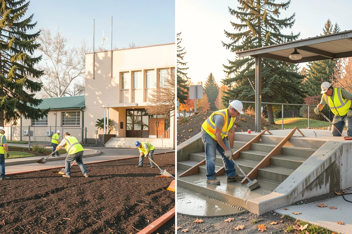 Concrete Pad Construction in Monroe, Snohomish County, WA - Confirm equipment footprint, loads, and anchor layout