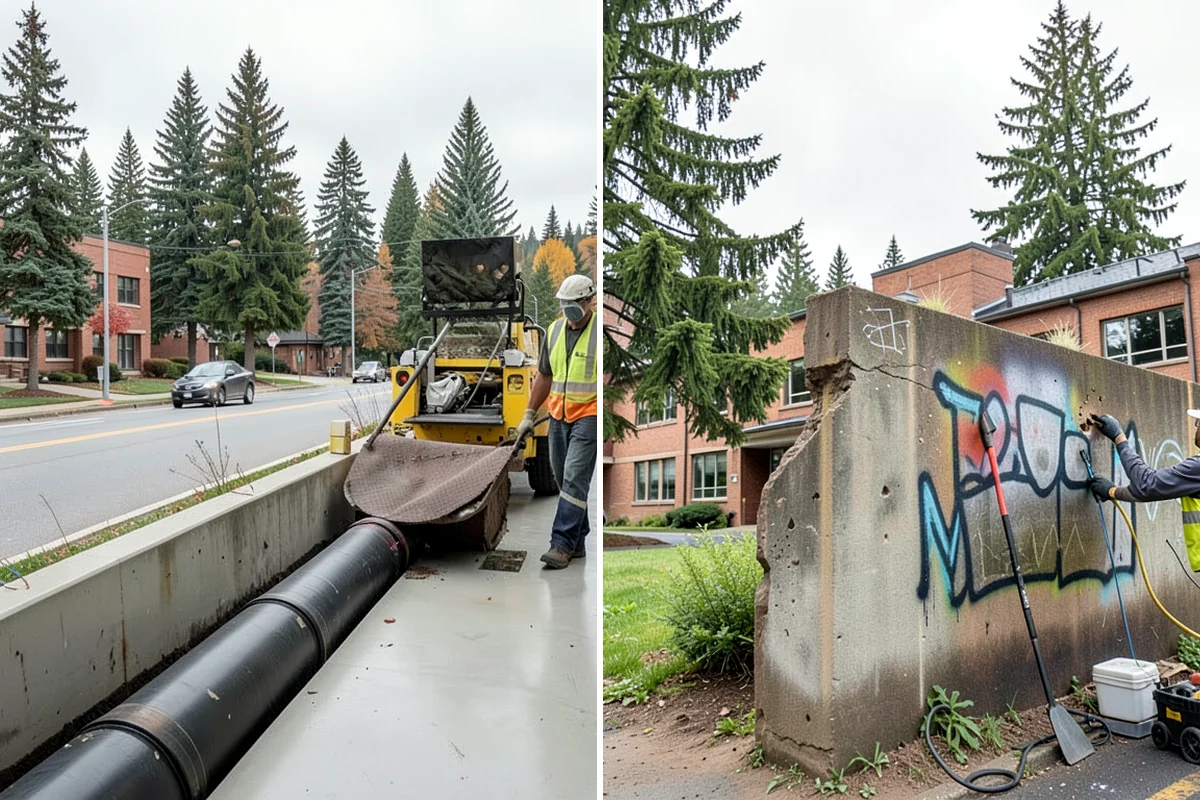 Concrete Pad Construction in Normandy Park, King County, WA - Confirm equipment footprint, loads, and anchor layout