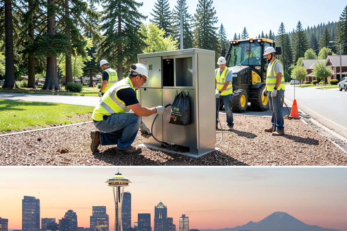 Concrete Pad Construction in Seattle, King County, WA - Pads can be scheduled year-round, but coordinating the pour ahead of equipment delivery keeps capital projects on their...
