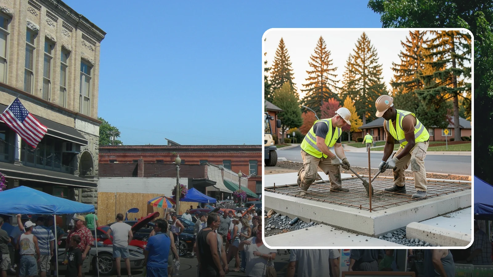 Concrete Pad Construction in Snohomish, Snohomish County, WA - Reinforced concrete pads for equipment, generators, transformers, and site amenities at public facilities.