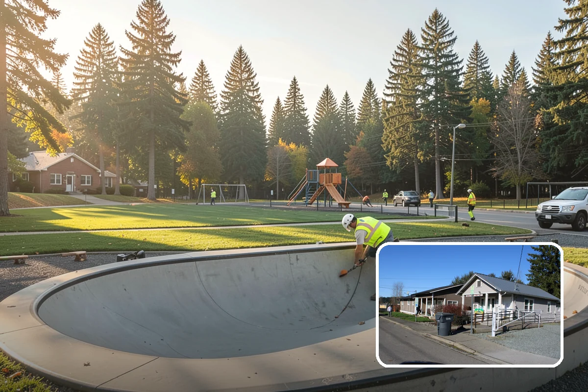 Concrete Pad Construction in South Prairie, Pierce County, WA - Sized to actual equipment loads and anchor templates