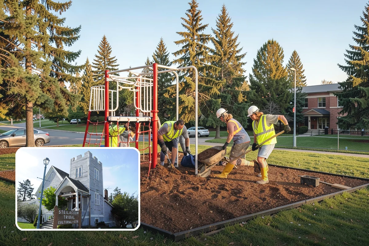 Concrete Pad Construction in Steilacoom, Pierce County, WA - Sized to actual equipment loads and anchor templates