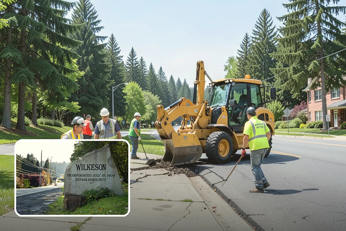 Concrete Pad Construction in Wilkeson, Pierce County, WA - Sized to actual equipment loads and anchor templates